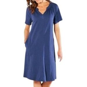 Soft Surroundings Navy Blue Hadlee Dress Sz 2X
